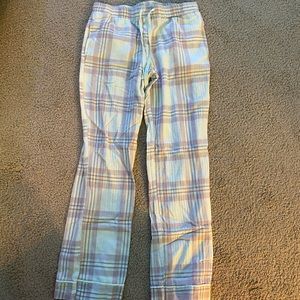checkered pj pants